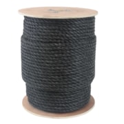 GENERAL WORK PRODUCTS 3-Strand Twisted Polypropylene Rope Monofilament, Black 3/4 PPMB3/4